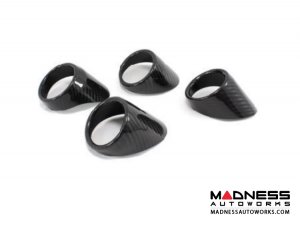 Alfa Romeo 4C Interior Air Vent Trim Kit - Carbon Fiber - Spyder - Matte Finish